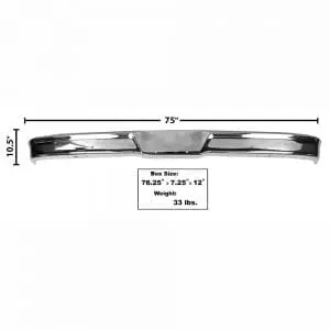 1960 Ford Pickup Truck Front Bumper Chrome (modify to fit 57-59)