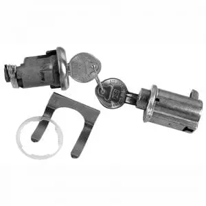 1961-1962 Chevy Impala Lock Kit Trunk and Glovebox original Style
