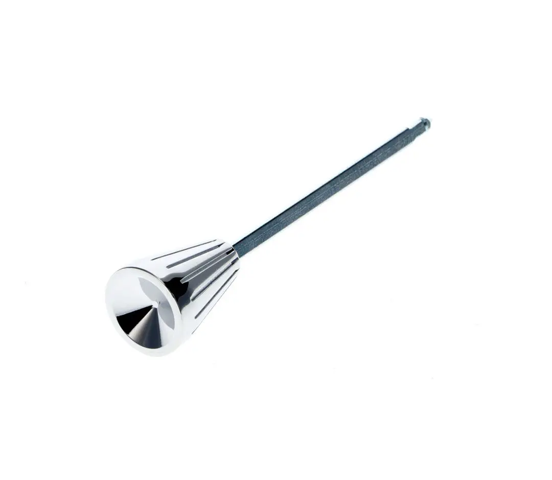 1961-1963 Chevrolet Corvair|Chevy II|Nova|Bel Air|Biscayne|Impala|Corvette Headlamp Switch Rod and Knob Chrome-X460-3062-12