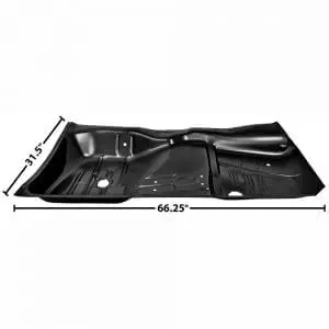 1961-1964 Chevy Impala Floor Pan Full Passenger Side (RH) 2/4 Door