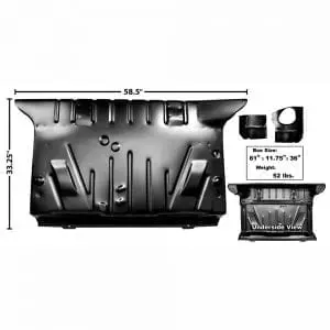 1961-1964 Chevy Impala Trunk Shelf Panel