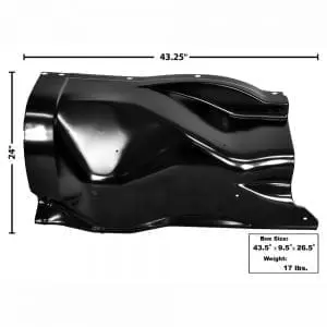 1961-1964 Ford Pickup Truck Fender Inner Passenger Side (RH)