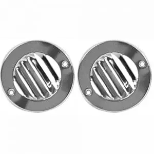 1961-1966 Ford Pickup Truck Defrost Round Louver Vent Set