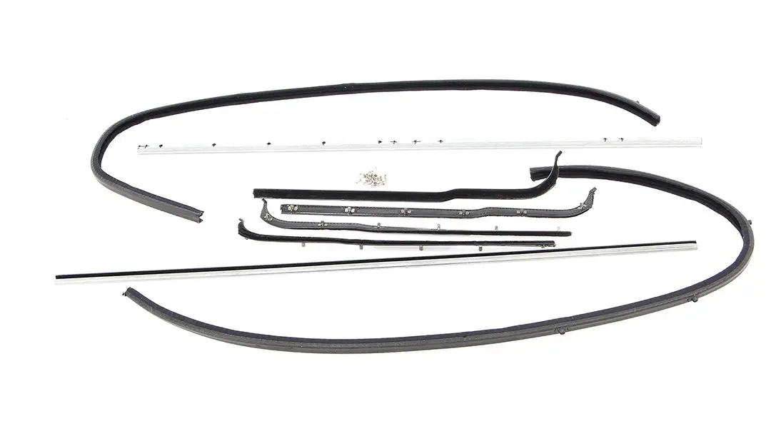 1961-1966 Ford Pickup Truck Front Door Window Channel Kit