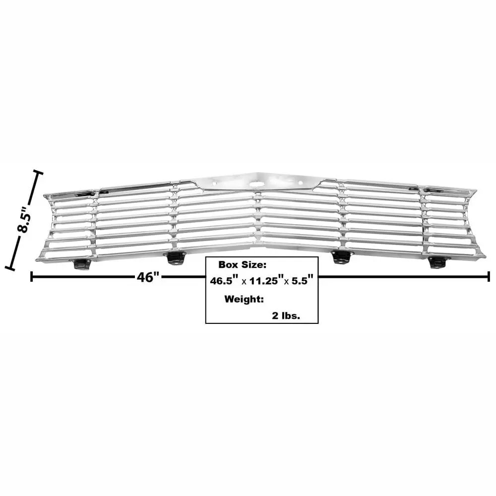 1961 Chevy Impala Grille w/o Emblem Lower