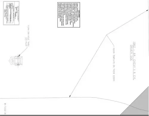1962-1964 Chevrolet Chevy II Fender Emblem Template Kit