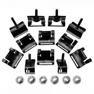 1962-1964 Chevy Impala Rear Window Corner Molding Clips