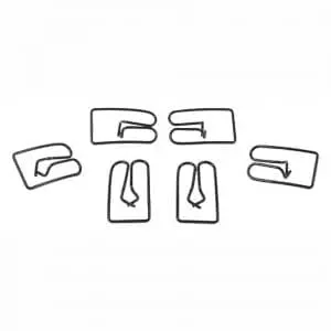 1962-1964 Chevy Impala Rocker Molding Clips Set Of 6