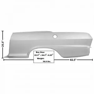 1962-1965 Chevy Nova Quarter Panel Full Driver Side (LH)