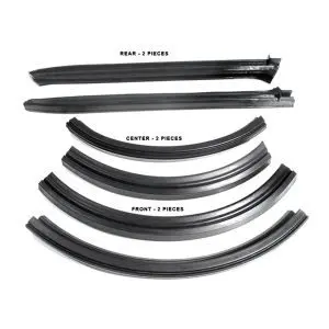 1962-1965 Dodge|Plymouth Belvedere|Coronet Convertible Roof Rail Seals 6pc Set-MMPRR4500-B