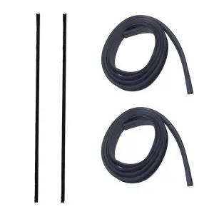 1962-1967 Chevrolet Chevy II Glass Run Channel 4 PC Kit - Driver and Passenger-GRK130062