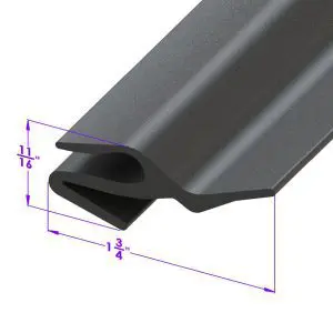 1962-1967 Chevrolet Chevy II Rear Bumper to Body Gravel Guard