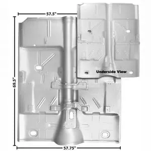1962-1967 Chevy Nova Floor Pan Complete Auto Trans
