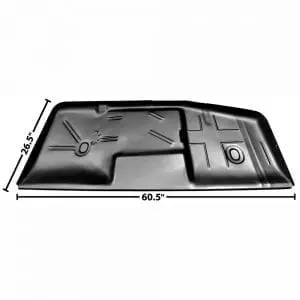 1962-1967 Chevy Nova Floor Pan Full Passenger Side (RH)