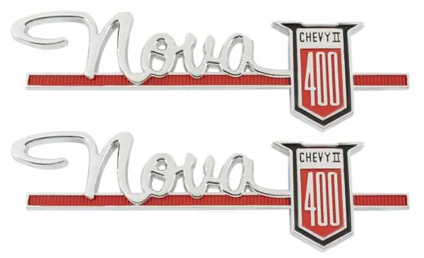1962 Chevrolet Chevy II Quarter Panel Emblems