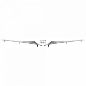 1962 Chevy Impala Emblem Fender Top Pair