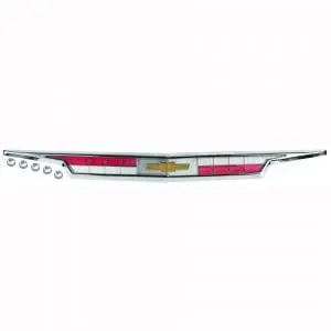 1962 Chevy Impala Emblem Hood with Chrome Bezel