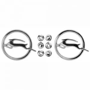 1962 Chevy Impala Emblem Quarter Panel Pair