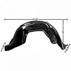 1962 Chevy Impala Fender Inner Passenger Side (RH)