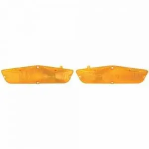 1962 Chevy Impala Parking Lamp Lens Amber Pair