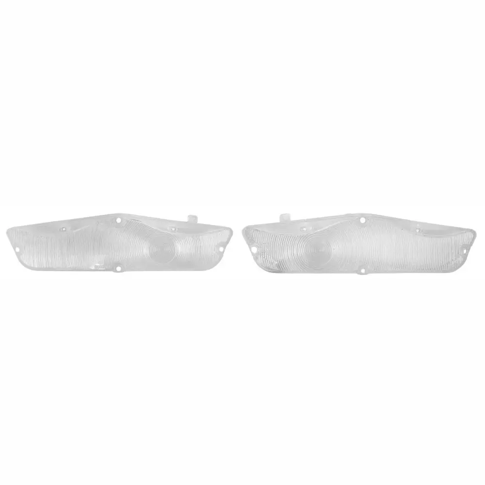 1962 Chevy Impala Parking Lamp Lens Clear Pair