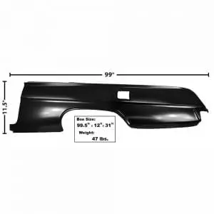 1962 Chevy Impala Quarter Panel Full Left