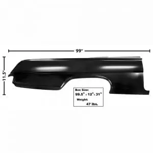 1962 Chevy Impala Quarter Panel Full Right