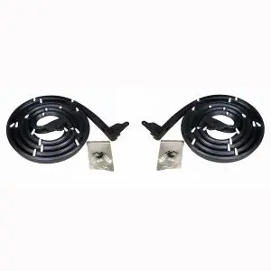1963-1964 Buick|Cadillac|Chevrolet|Oldsmobile|Pontiac 4 DR Hardtop Door Weatherstrip Seal Kit - Driver and Passenger-DWP151063