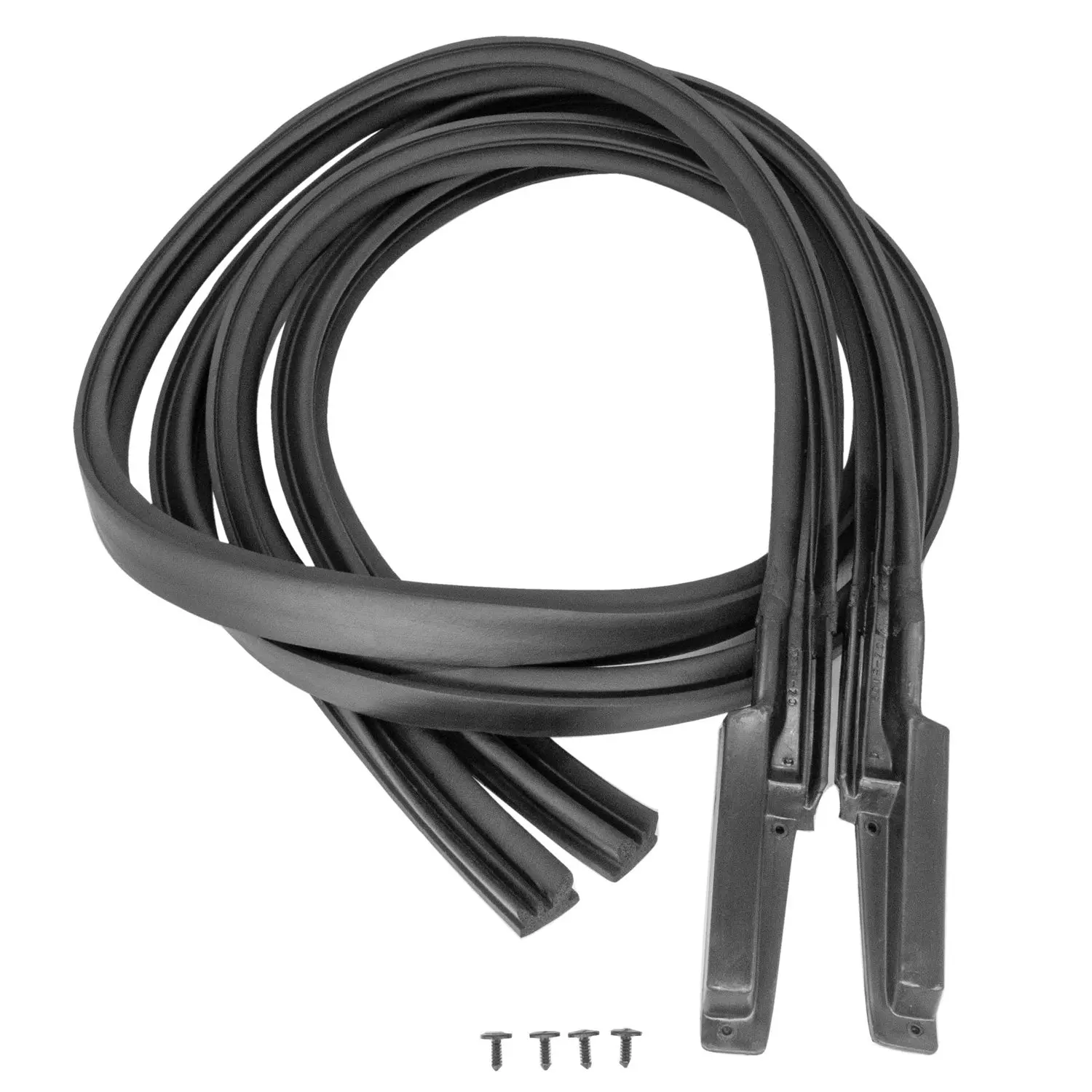 1963-1964 Buick|Cadillac|Oldsmobile 4DR Hardtop Roof Rail Seal 6 Window Version-MMPRR5015-G