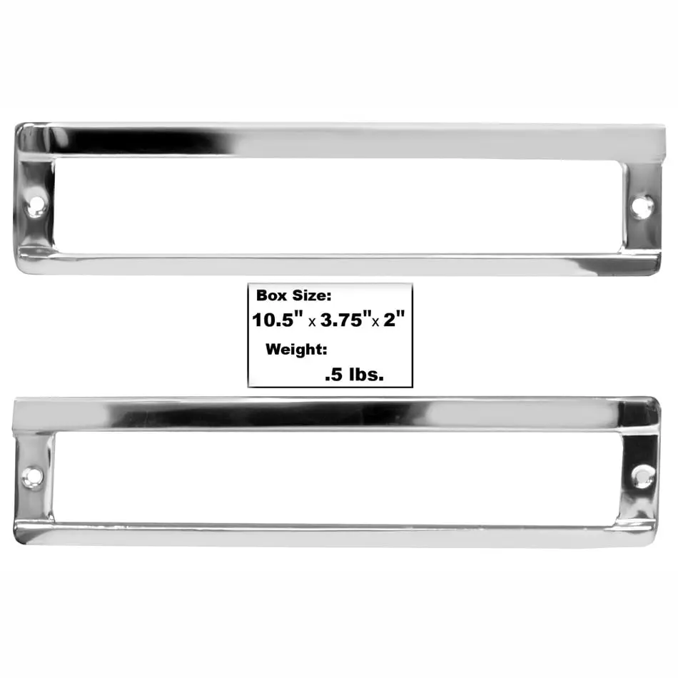 1963-1964 Chevy Nova Parking Lamp Bezel Pair