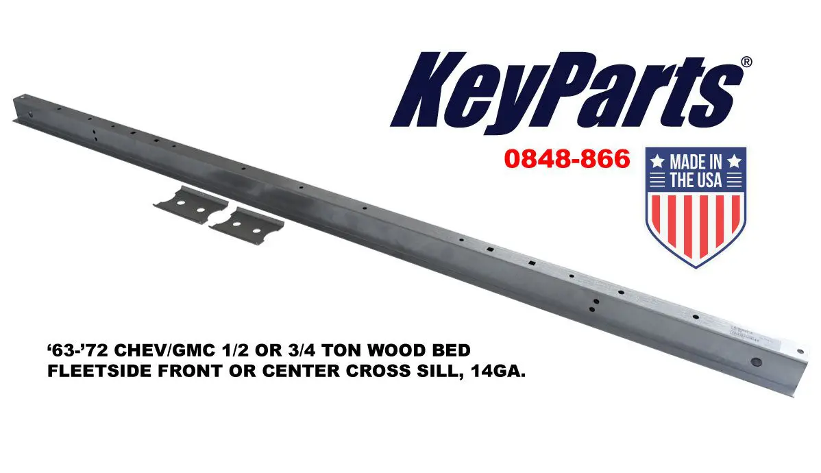 1963-1972 Chevrolet|GMC Pickup Truck Front or Center Cross Sill