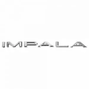 1963 Chevy Impala Emblem Rear Quarter Letter