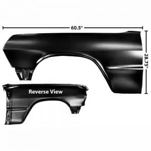 1963 Chevy Impala Fender Driver Side (LH)