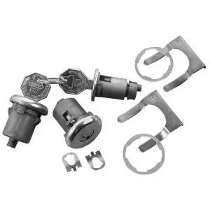 1964-1965 Chevrolet| Pontiac Chevelle| El Camino| GTO| Impala| Nova Lock Kit Door/Ignition Original Key