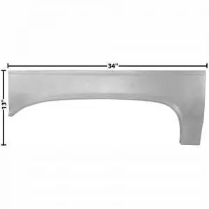 1964-1965 Chevy Chevelle Quarter Lip Patch Passenger Side (RH)