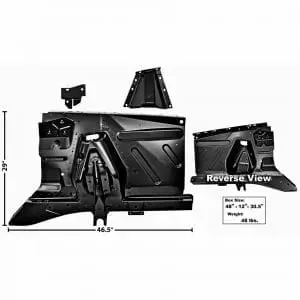 1964-1965 Ford Falcon Shock Tower Assembly Driver Side (LH)