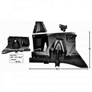 1964-1965 Ford Falcon Shock Tower Assembly Passenger Side (RH)