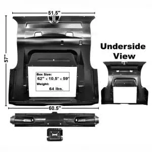 1964-1965 Ford Falcon Trunk Floor Pan Complete