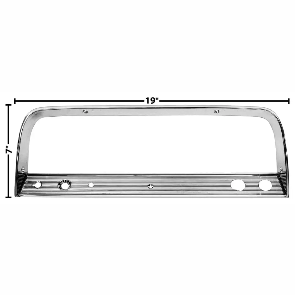 1964-1966 Chevy/GMC Pickup Chrome Instrument Bezel