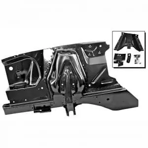 1964-1966 Ford Mustang Shock Tower and Apron Assembly Passenger Side (RH)