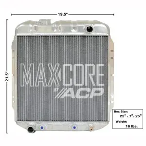 1964-1966 Ford Falcon| Mustang Radiator Aluminum 2-Row I-6