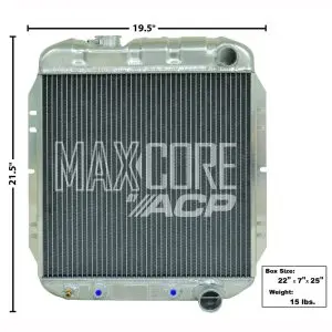 1964-1966 Ford Falcon| Mustang Radiator Aluminum 3-Row V-8