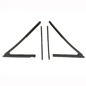 1964-1967 Buick|Chevrolet|Oldsmobile|Pontiac 2/4 DR Sedans & Wagons Vent Glass Weatherstrip Seal Kit-VWK121064