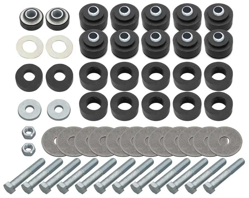 1964-1967 Chevrolet|Oldsmobile Chevelle|Malibu|El Camino|Cutlass|442 Body/Radiator Support Bushing Kit w/Hardware-P-SB514K