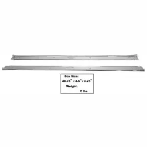 1964-1967 Chevrolet| Pontiac Chevelle| El Camino| GTO Scuff Plate Stainless Pair