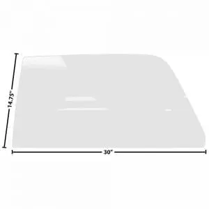 1964-1967 Chevy El Camino Door Glass Left Clear
