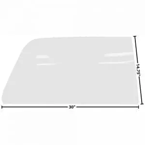 1964-1967 Chevy El Camino Door Glass Right Clear
