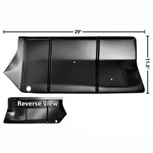 1964-1967 Chevy El Camino Quarter To Bed Filler Driver Side (LH)