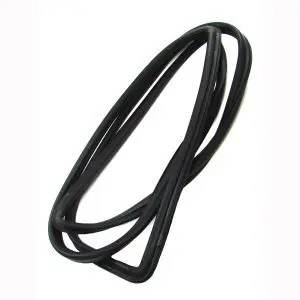 1964-1968 Ford|Mercury Mustang|Cougar Windshield Weatherstrip Seal With Chrome Trim-WCR654