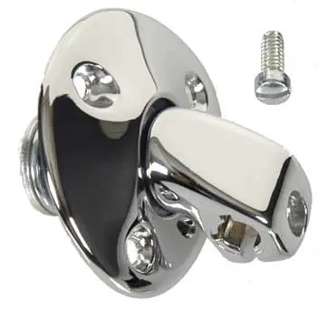 1964-1972 Chevrolet|Pontiac|Buick|Oldsmobile Camaro|Chevy II|Nova|Chevelle|El Camino|Corvair|Firebird|GTO|Tempest|Grand Am|Ventura|Skylark|Cutlass|Biscayne|Impala Sun Visor Support w/Clamp Screw Coupe Models Only-CHQW-339